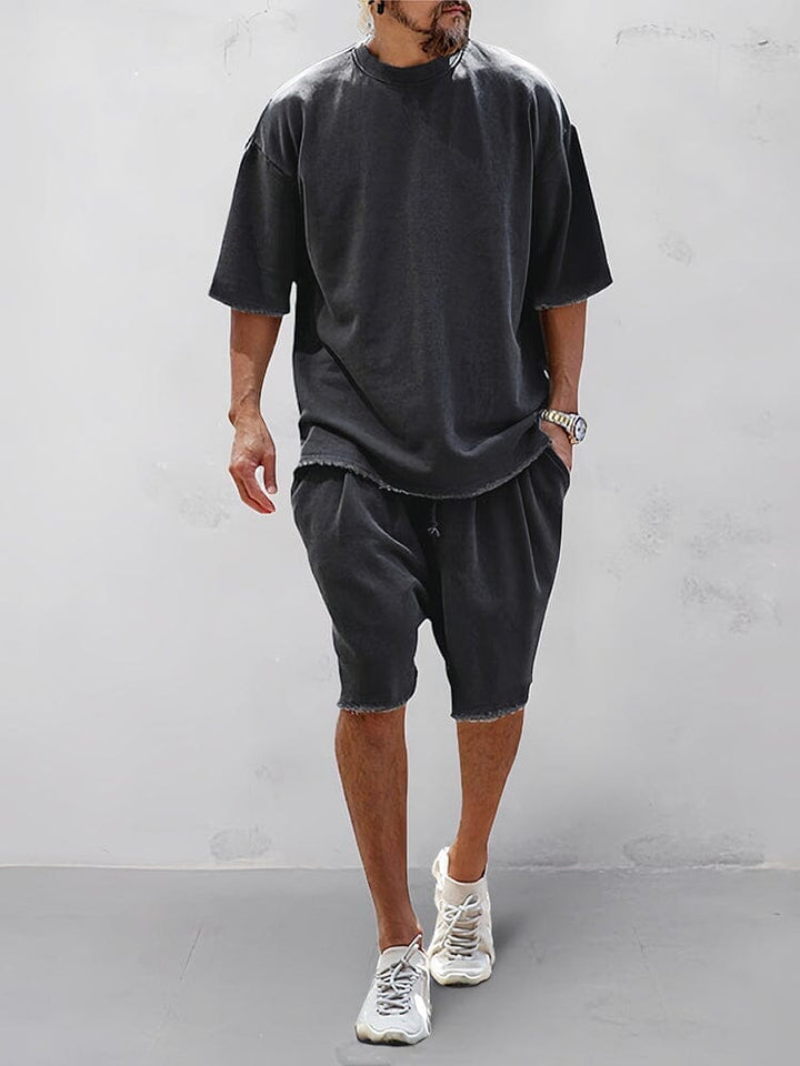 Set Sportivo Casual a Tinta Unita