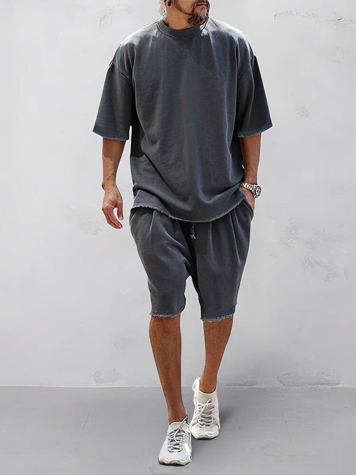 Set Sportivo Casual a Tinta Unita