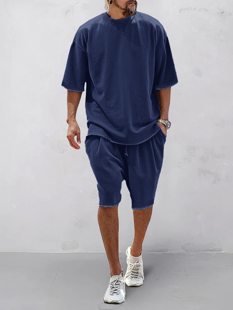 Set Sportivo Casual a Tinta Unita