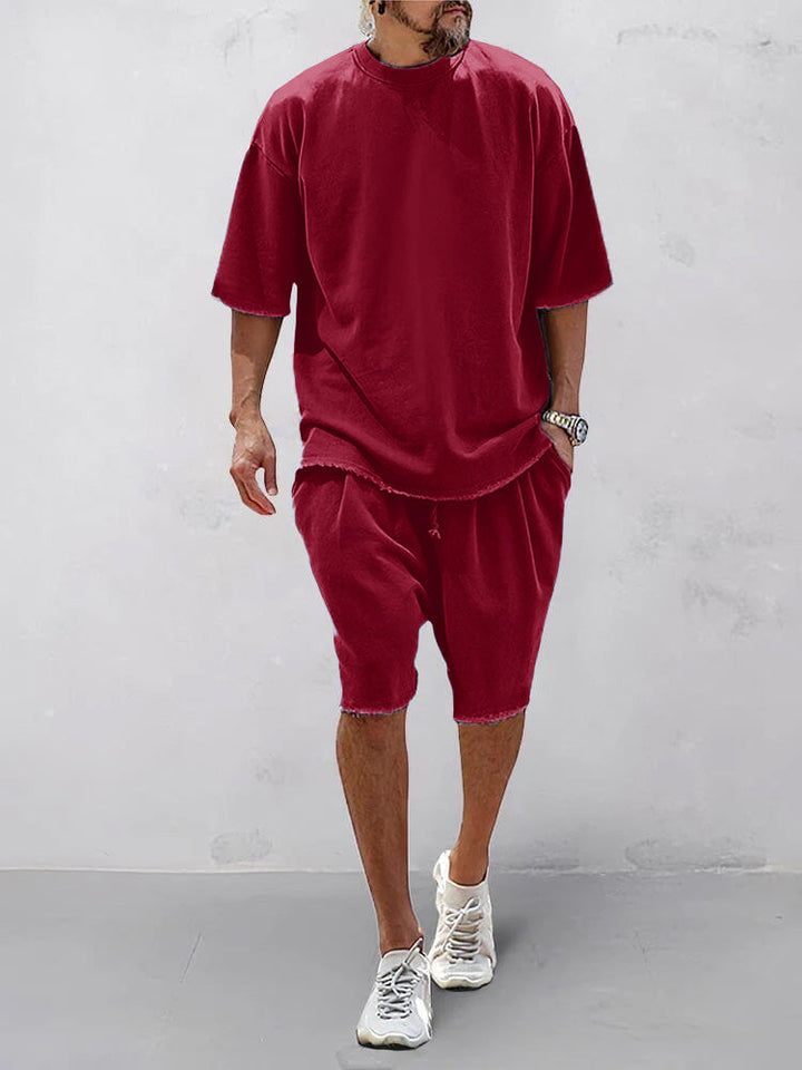 Set Sportivo Casual a Tinta Unita