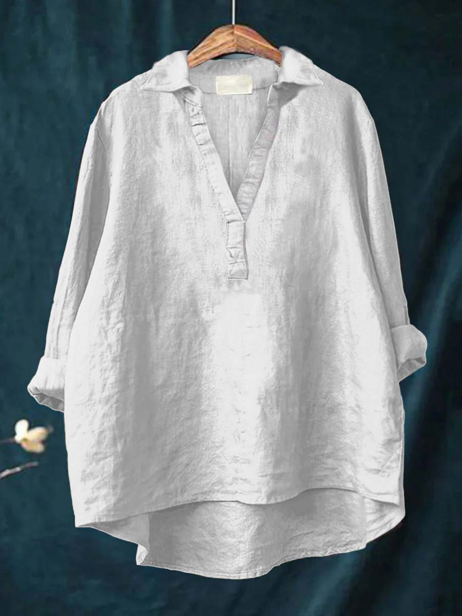 Blusa in lino Andrea