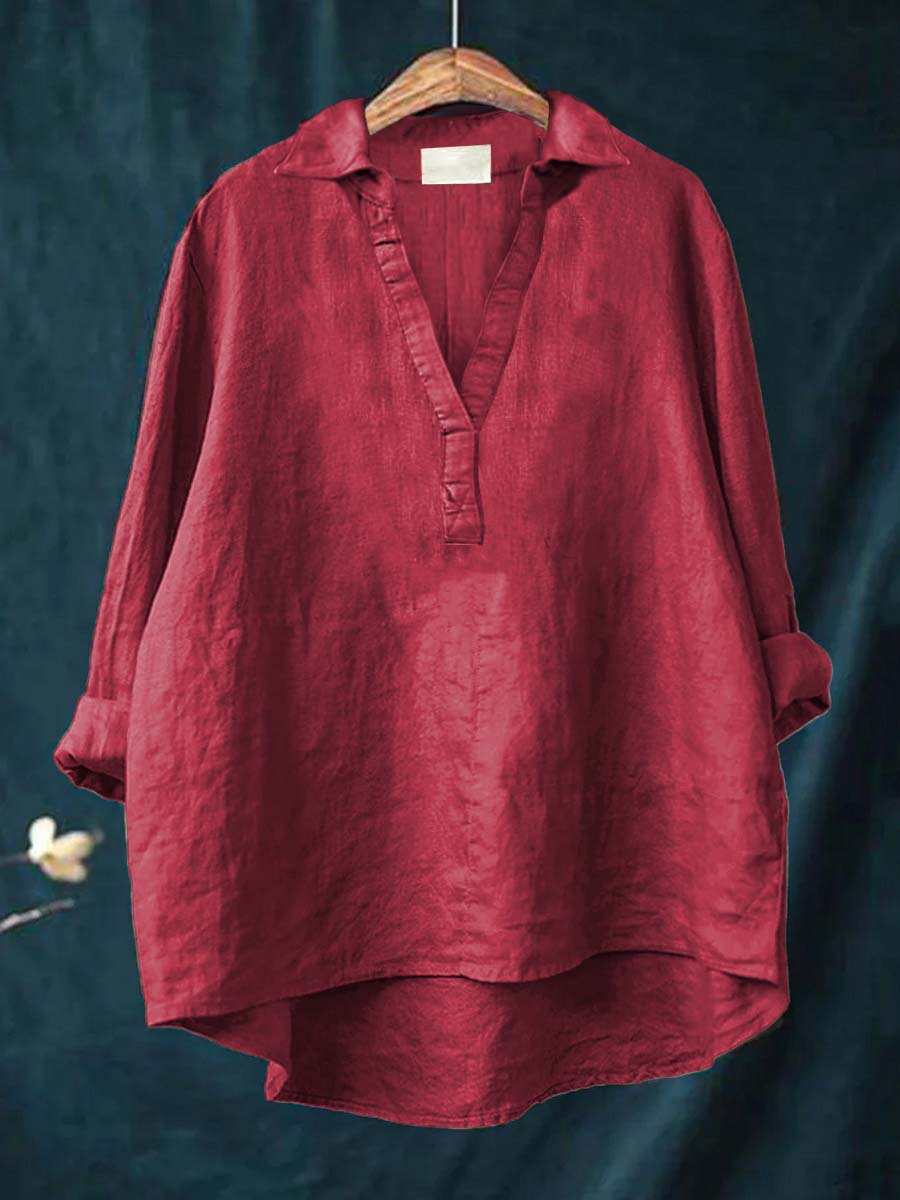 Blusa in lino Andrea