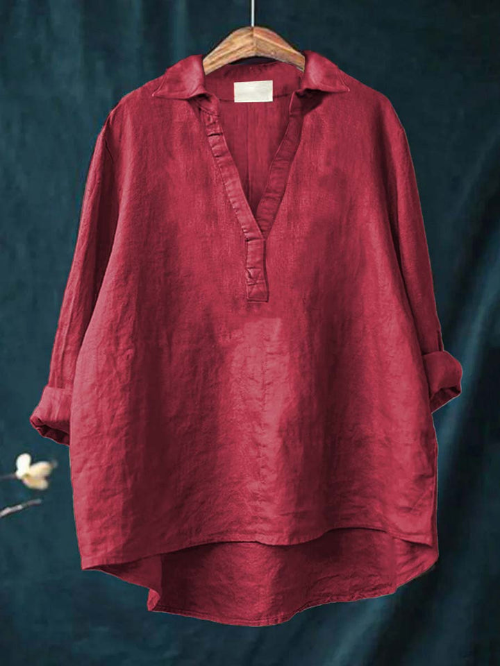 Blusa in lino Andrea