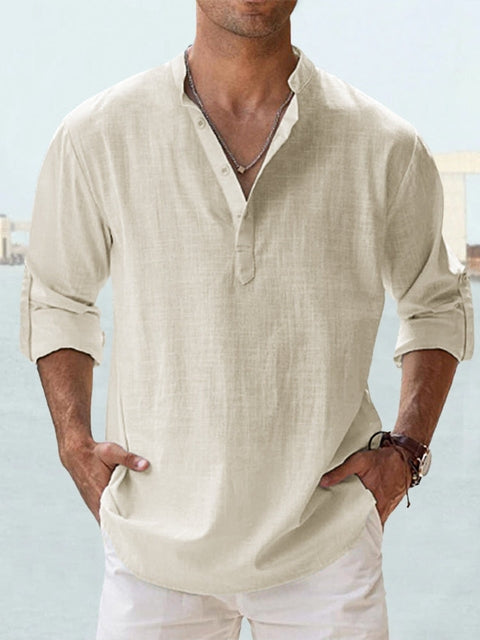 Camicia Di Lino Traspirante