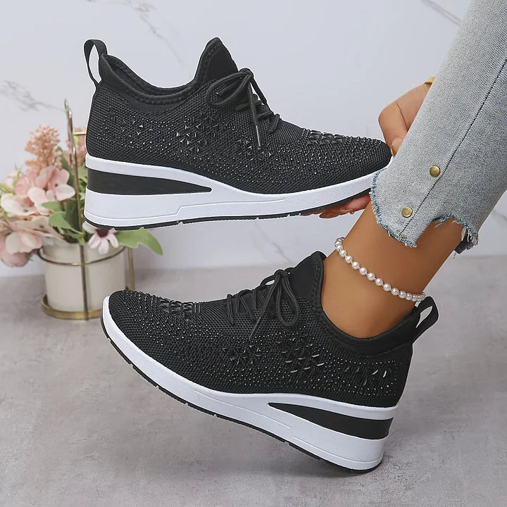 Giselle – Sneakers ortopediche con strass