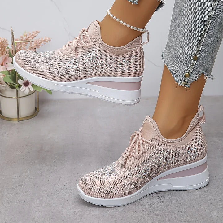 Giselle – Sneakers ortopediche con strass