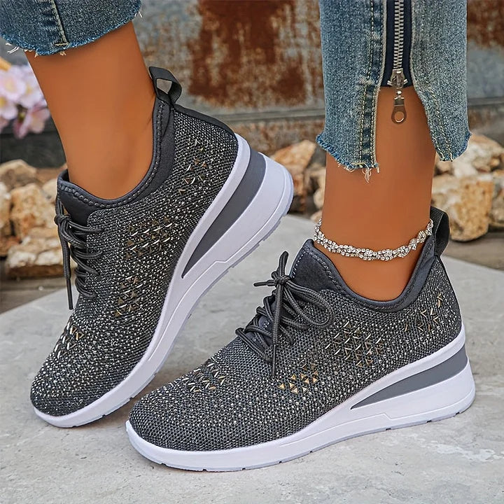 Giselle – Sneakers ortopediche con strass