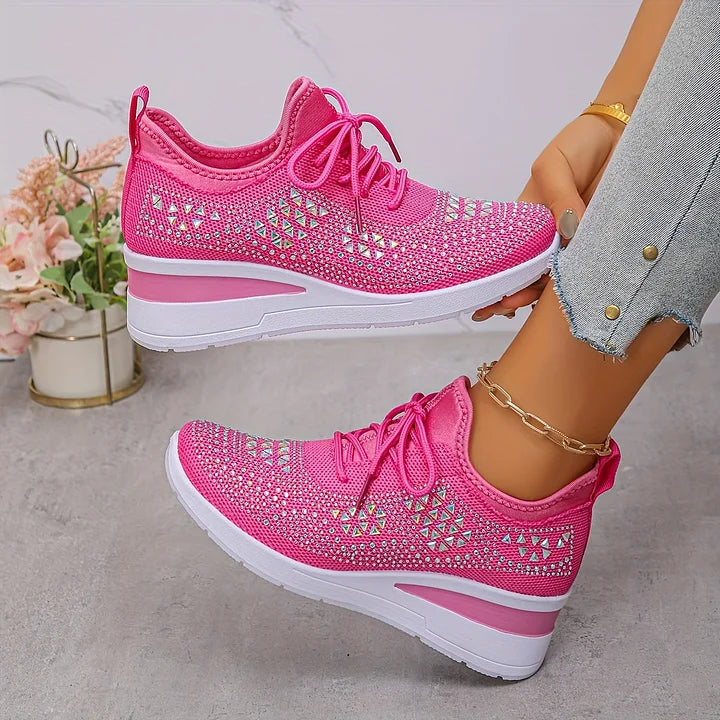 Giselle – Sneakers ortopediche con strass