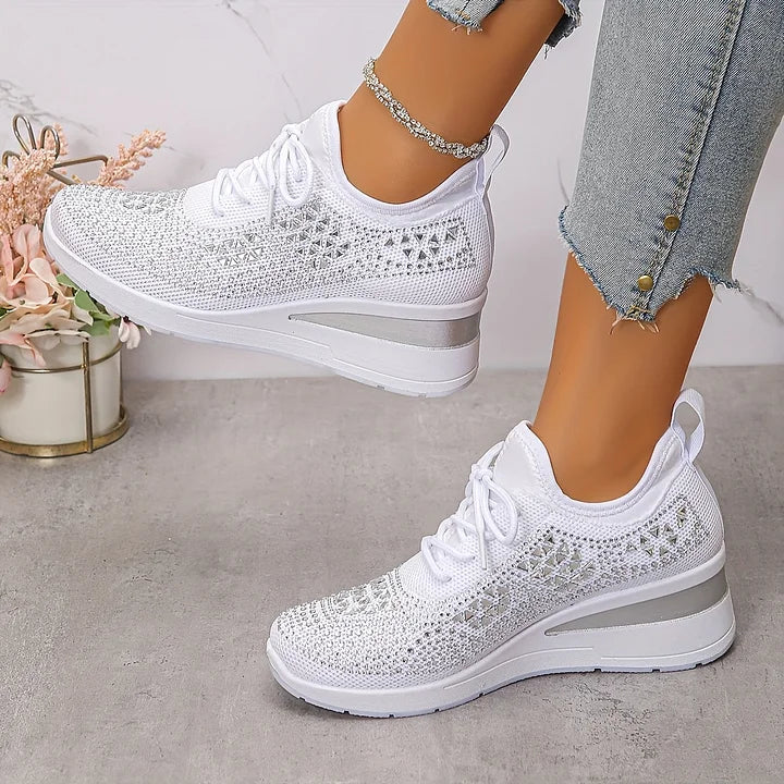 Giselle – Sneakers ortopediche con strass