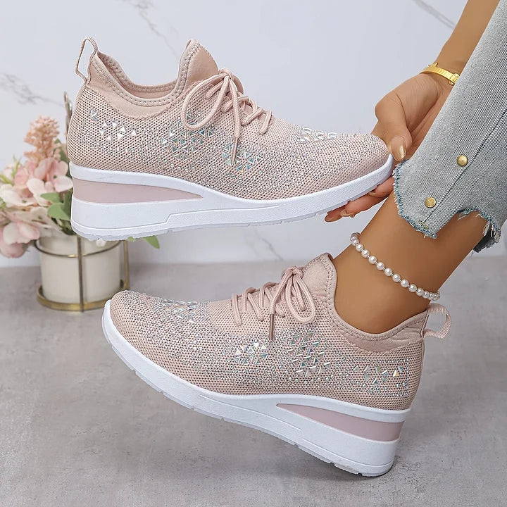 Giselle – Sneakers ortopediche con strass