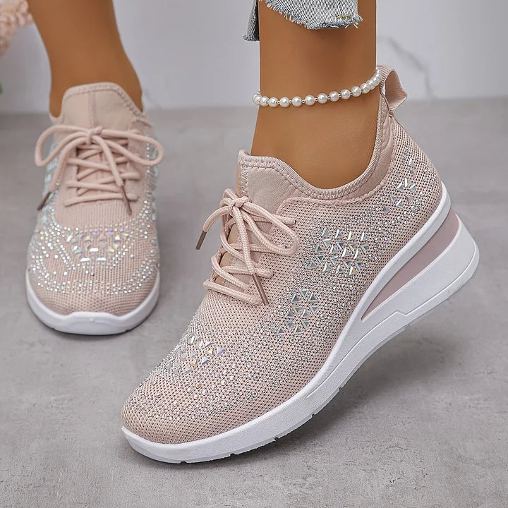 Giselle – Sneakers ortopediche con strass