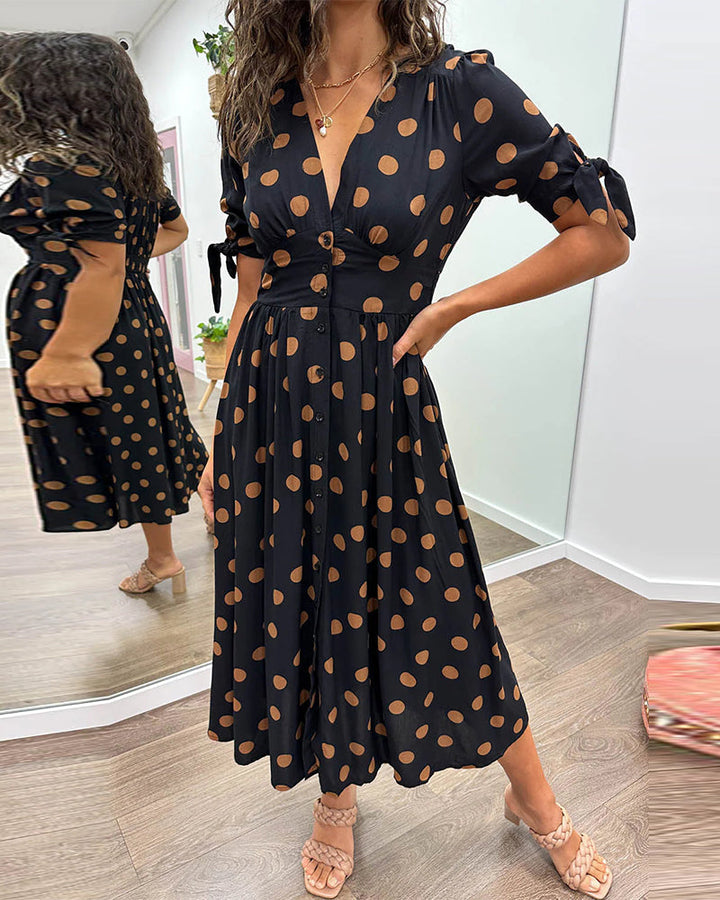 Monique | Abito Elegante a Pois
