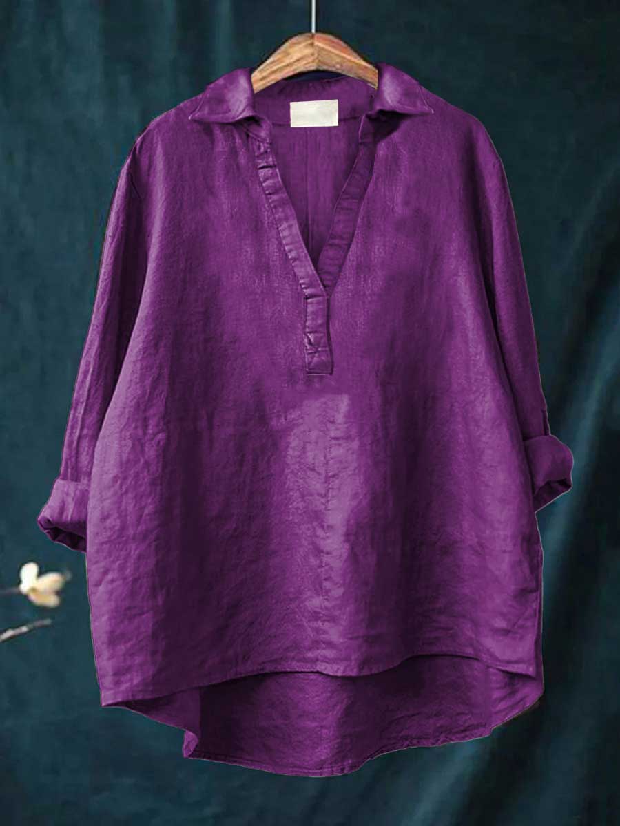 Blusa in lino Andrea