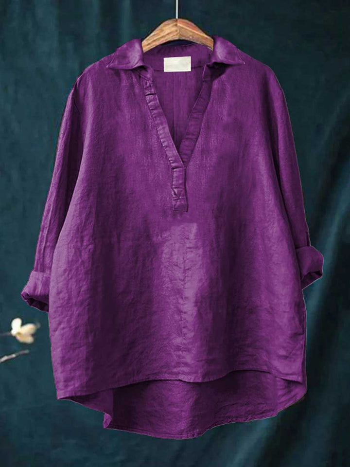Blusa in lino Andrea