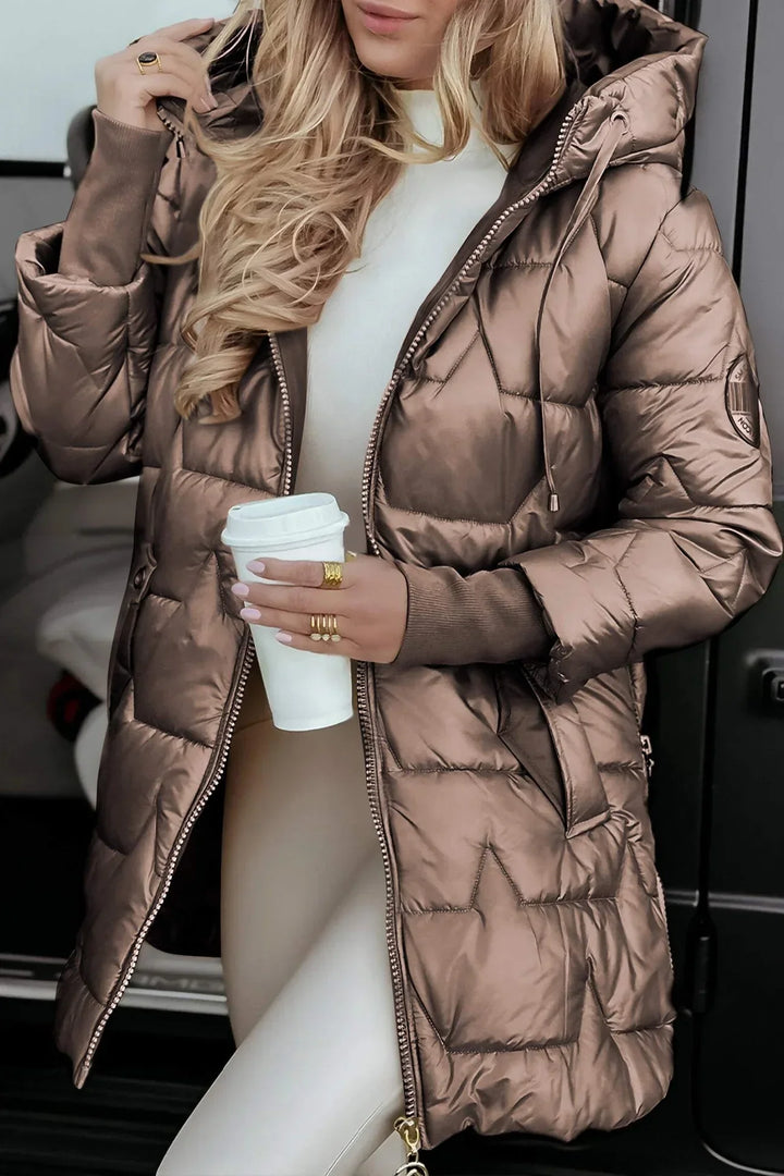 Nolwen – Cappotto Elegante con Cappuccio