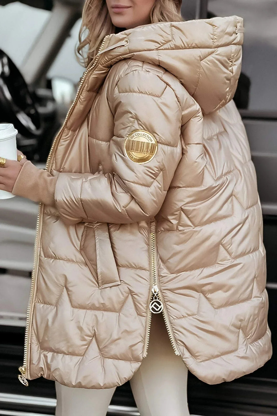 Nolwen – Cappotto Elegante con Cappuccio