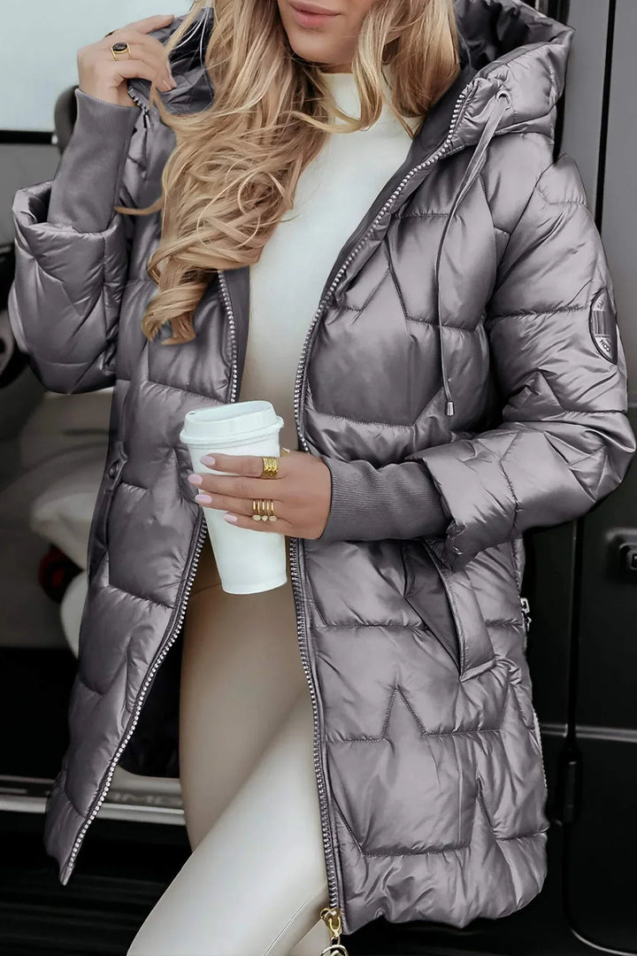Nolwen – Cappotto Elegante con Cappuccio