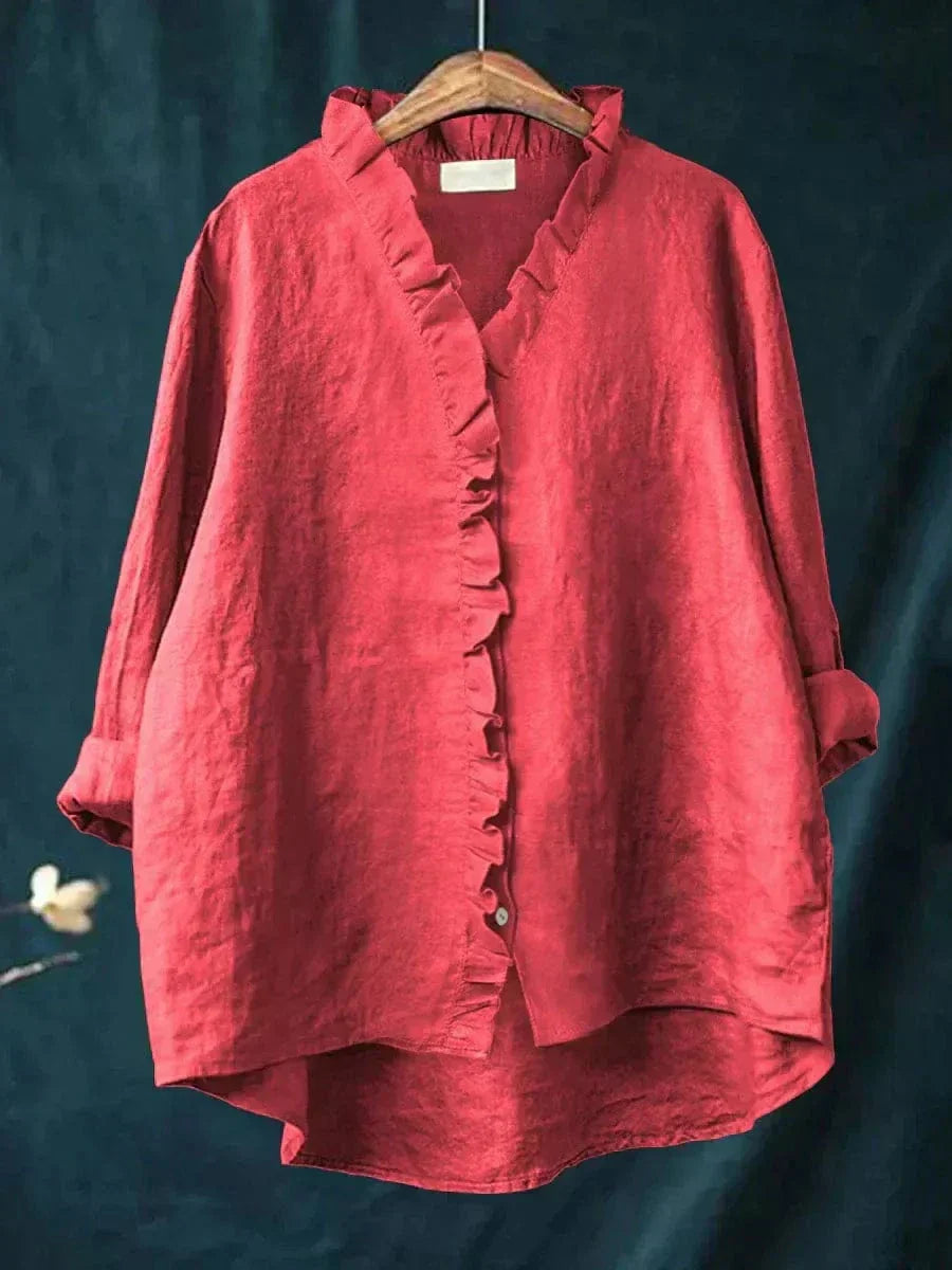 Blusa in lino Eline