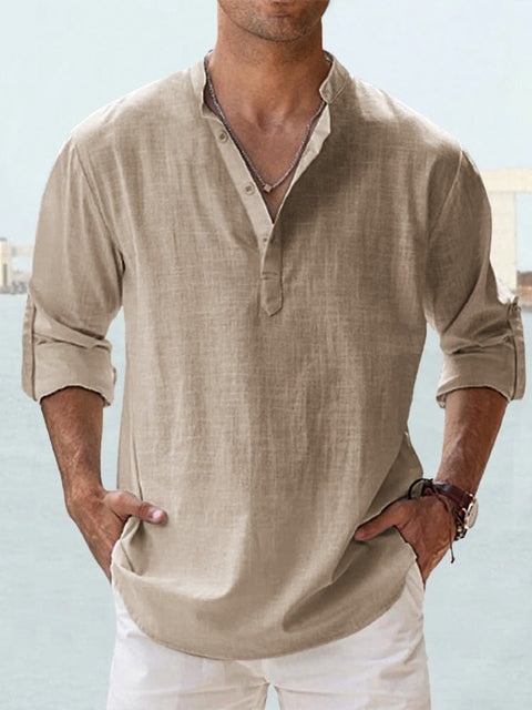 Camicia Di Lino Traspirante